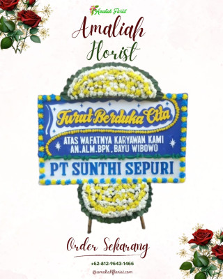 Papan Bunga Duka di Garuntang