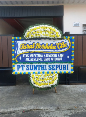 Papan Bunga Duka di Garuntang