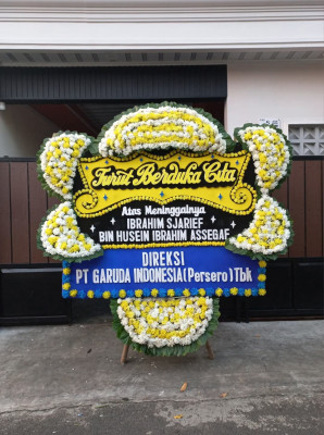 Papan Bunga Duka di Garuntang